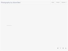 Tablet Screenshot of alisonbert.com